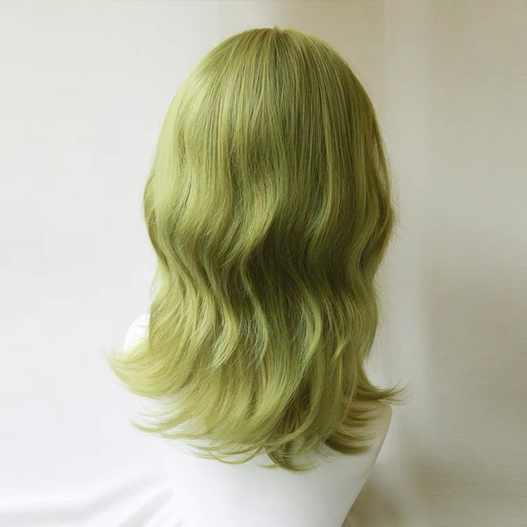 Green short wig